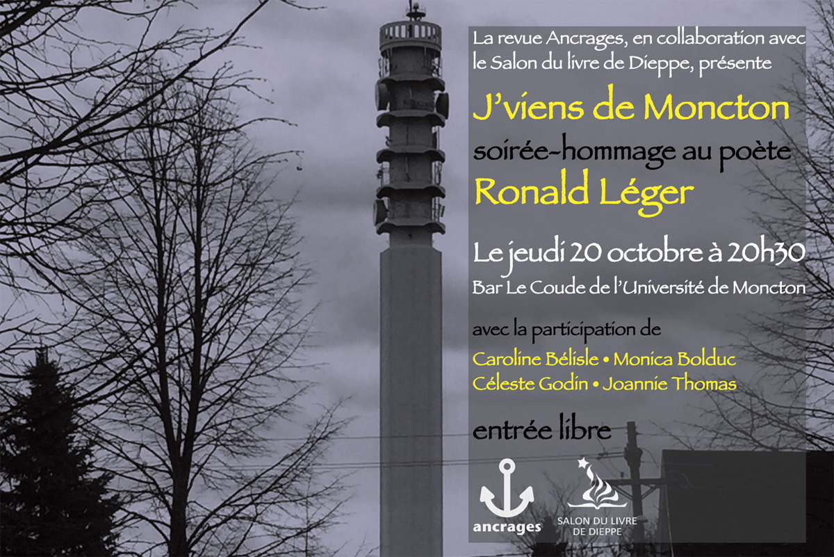 J’viens de Moncton, soirée-hommage à Ronald Léger