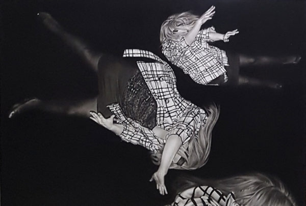 Jessie Babin, Séquence, Fusain sur papier, 76cm x 111cm, 2012