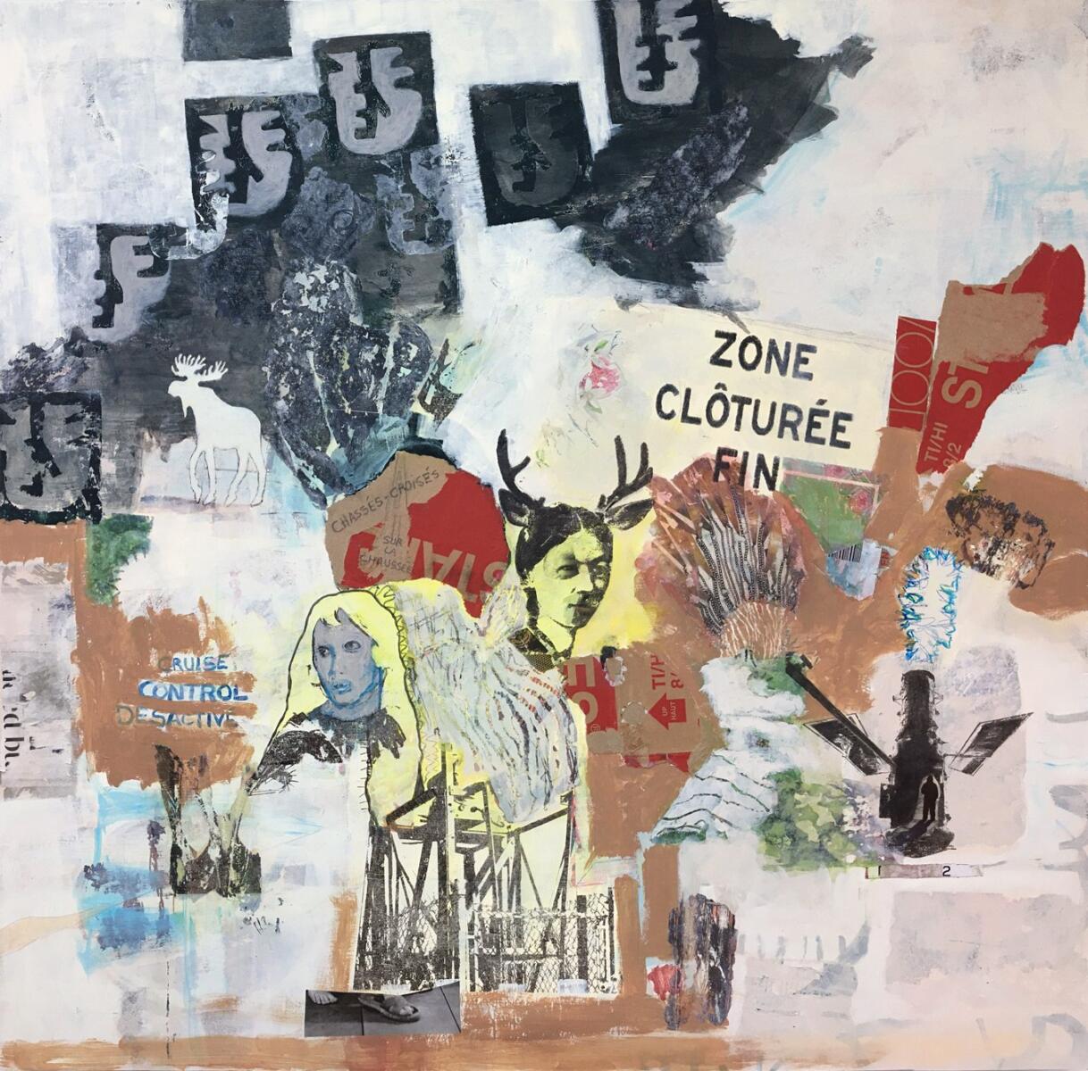 Oeuvre visuelle de Sylvie Pilotte intitulée Transit